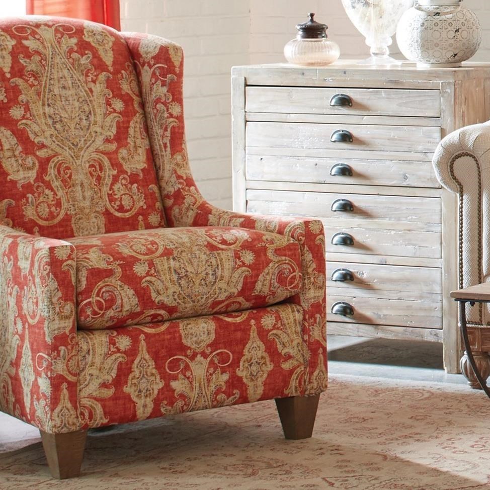 Craftmaster wingback shop chair